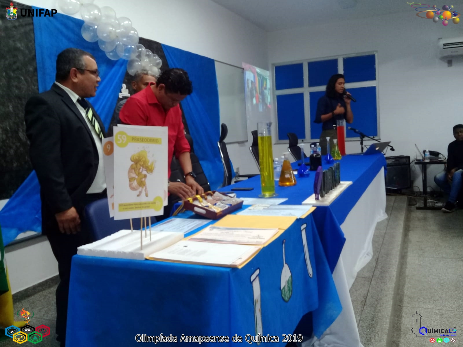 2019 - CERIMÔNIA DE PREMIAÇÃO DA XVIII OLIMPÍADA AMAPAENSE DE QUÍMICA