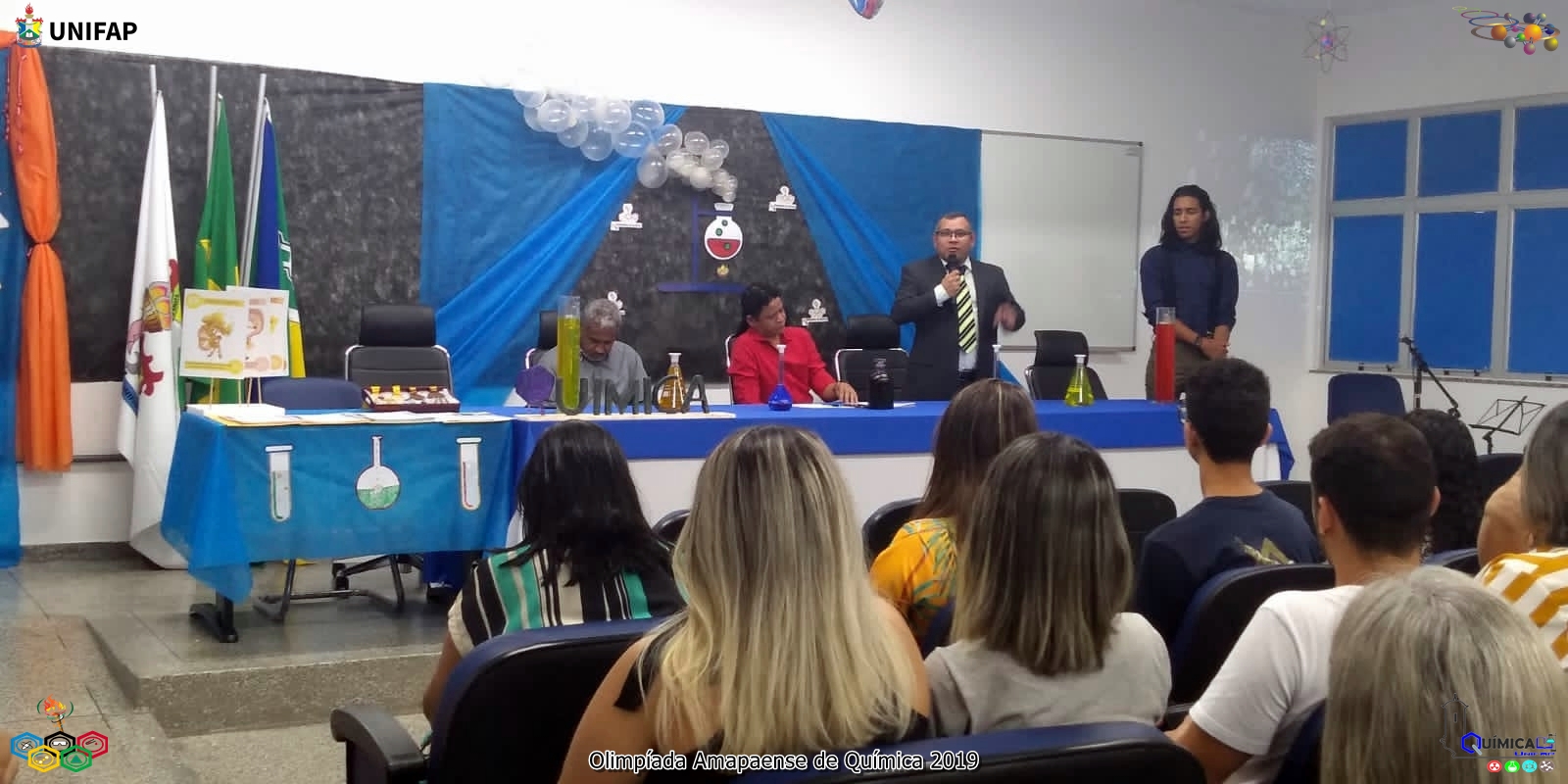 2019 - CERIMÔNIA DE PREMIAÇÃO DA XVIII OLIMPÍADA AMAPAENSE DE QUÍMICA