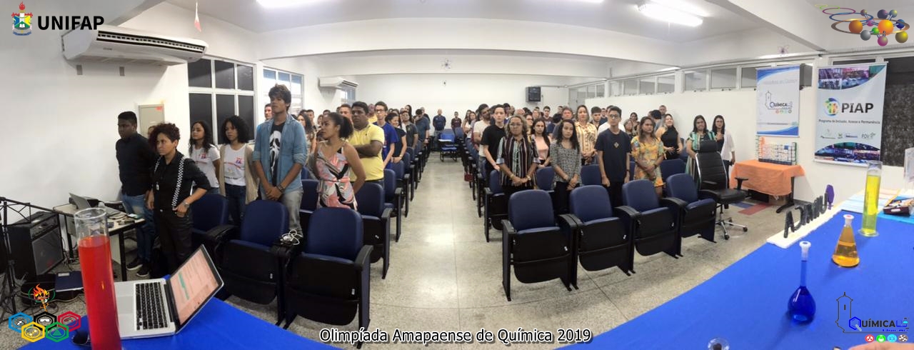 2019 - CERIMÔNIA DE PREMIAÇÃO DA XVIII OLIMPÍADA AMAPAENSE DE QUÍMICA