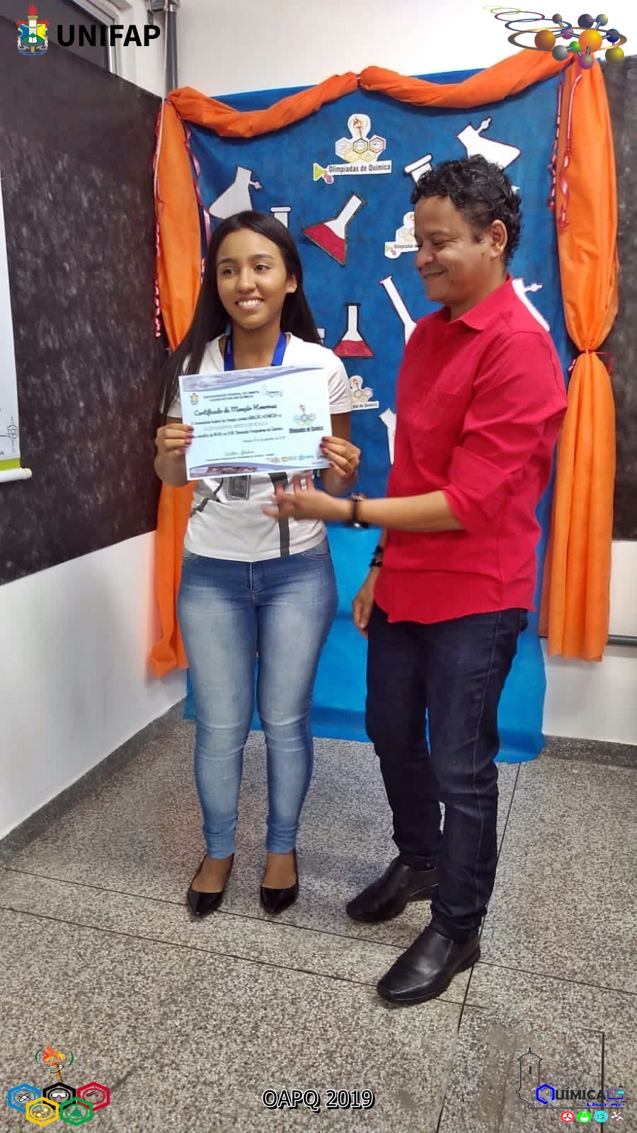 2019 - CERIMÔNIA DE PREMIAÇÃO DA XVIII OLIMPÍADA AMAPAENSE DE QUÍMICA