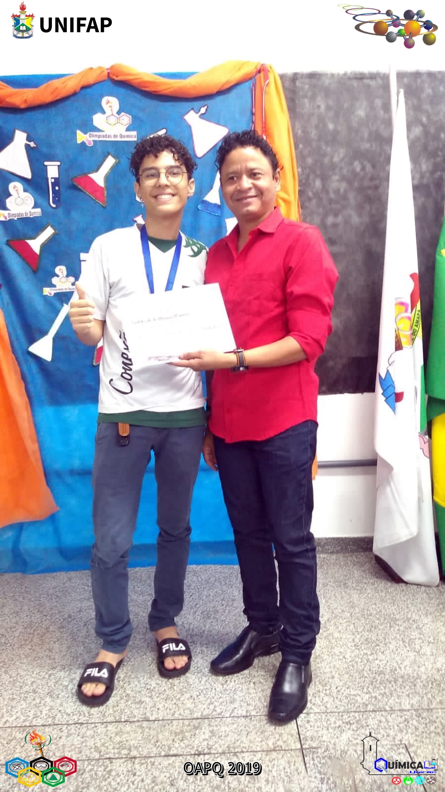 2019 - CERIMÔNIA DE PREMIAÇÃO DA XVIII OLIMPÍADA AMAPAENSE DE QUÍMICA