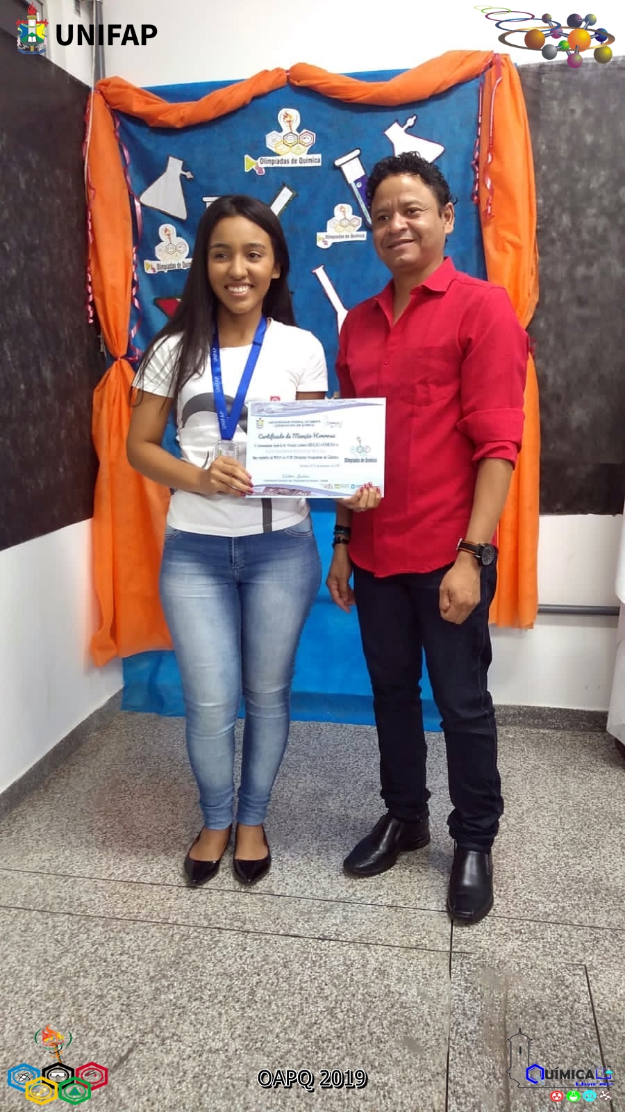 2019 - CERIMÔNIA DE PREMIAÇÃO DA XVIII OLIMPÍADA AMAPAENSE DE QUÍMICA