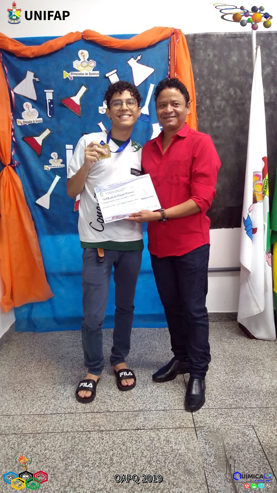 2019 - CERIMÔNIA DE PREMIAÇÃO DA XVIII OLIMPÍADA AMAPAENSE DE QUÍMICA