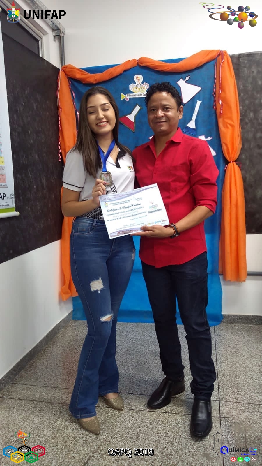 2019 - CERIMÔNIA DE PREMIAÇÃO DA XVIII OLIMPÍADA AMAPAENSE DE QUÍMICA