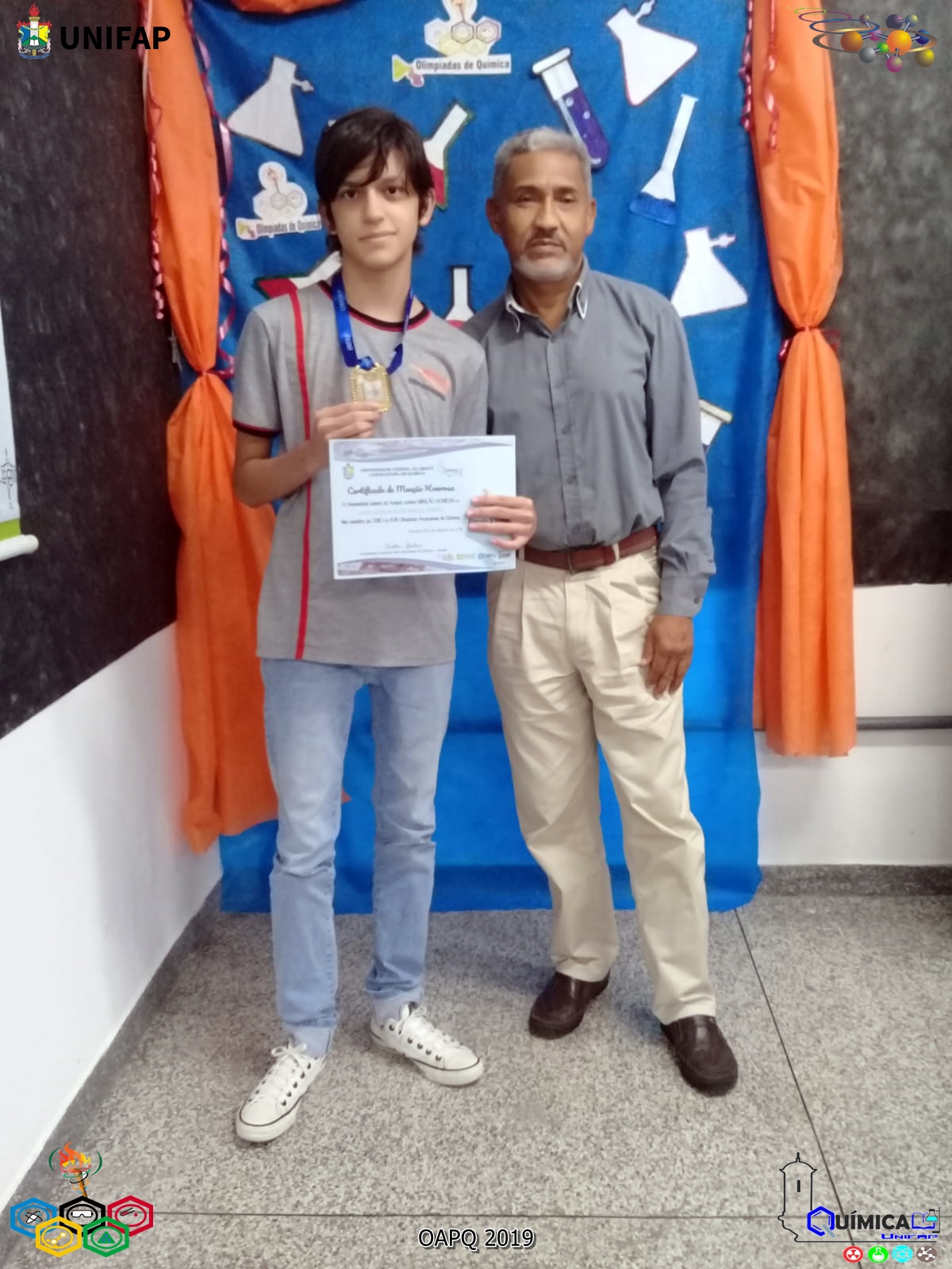 2019 - CERIMÔNIA DE PREMIAÇÃO DA XVIII OLIMPÍADA AMAPAENSE DE QUÍMICA