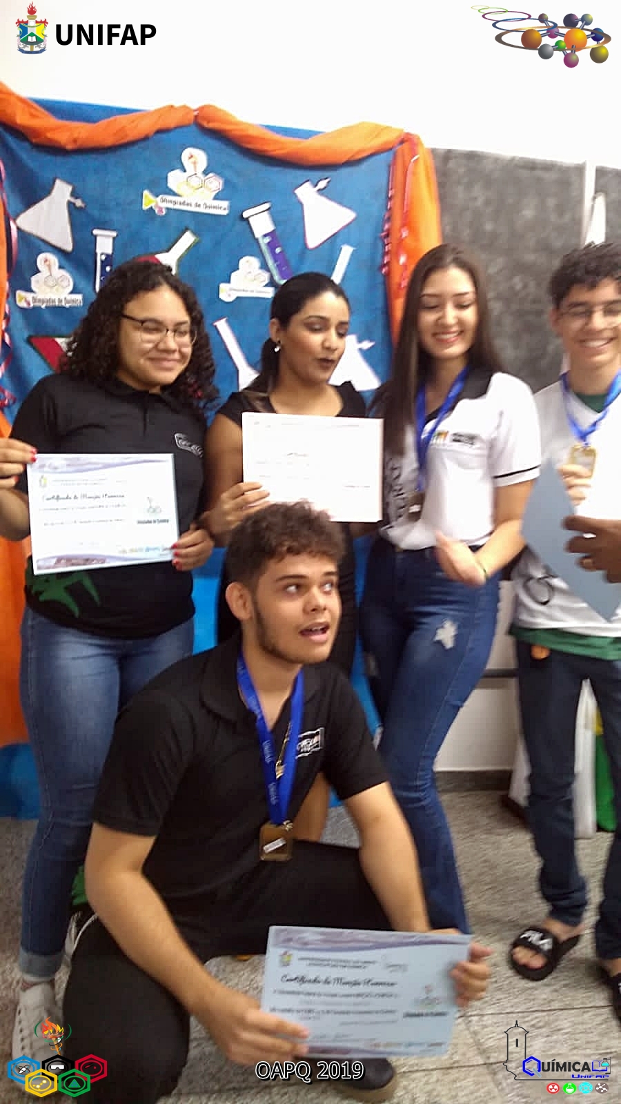 2019 - CERIMÔNIA DE PREMIAÇÃO DA XVIII OLIMPÍADA AMAPAENSE DE QUÍMICA