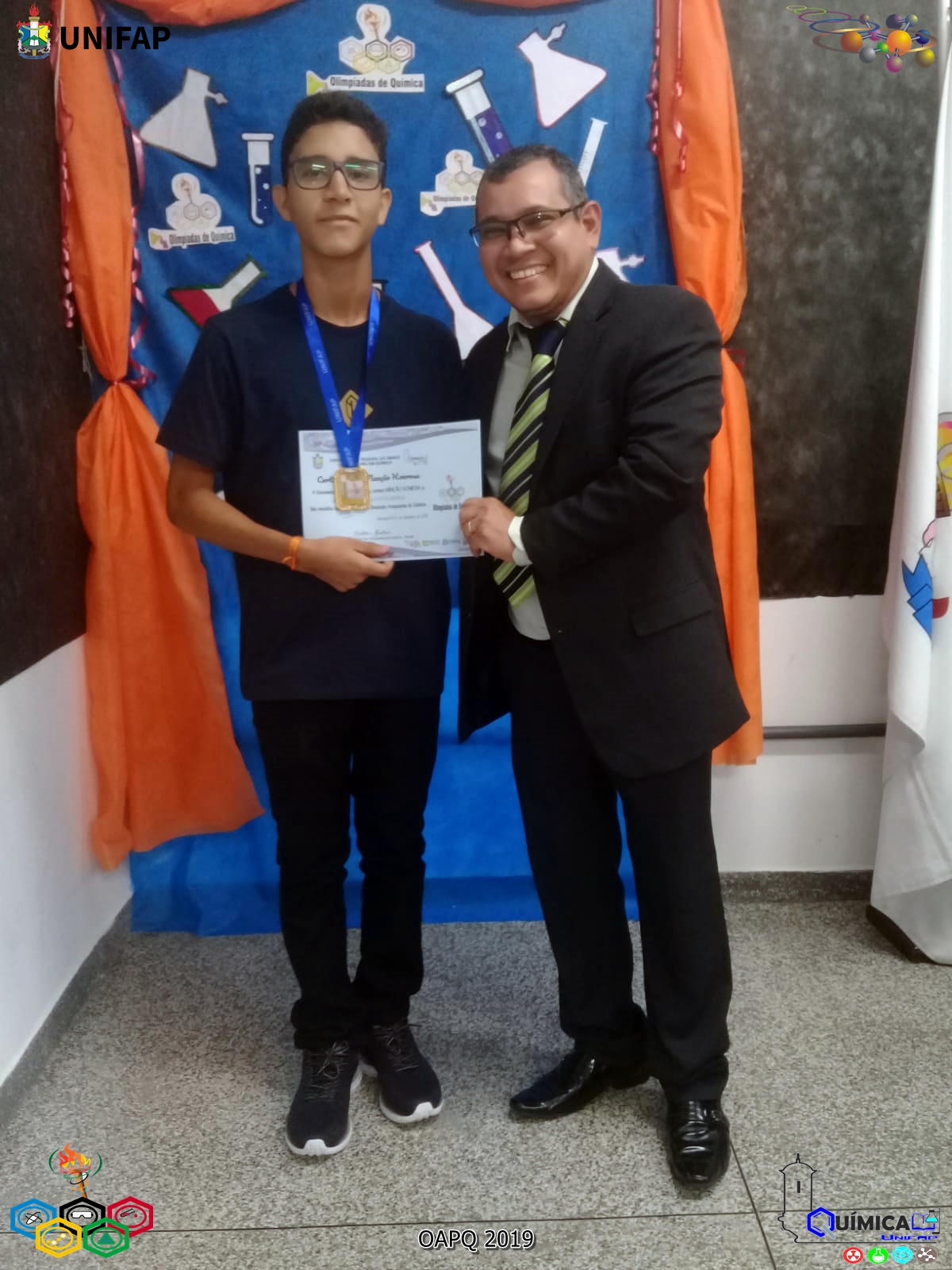 2019 - CERIMÔNIA DE PREMIAÇÃO DA XVIII OLIMPÍADA AMAPAENSE DE QUÍMICA