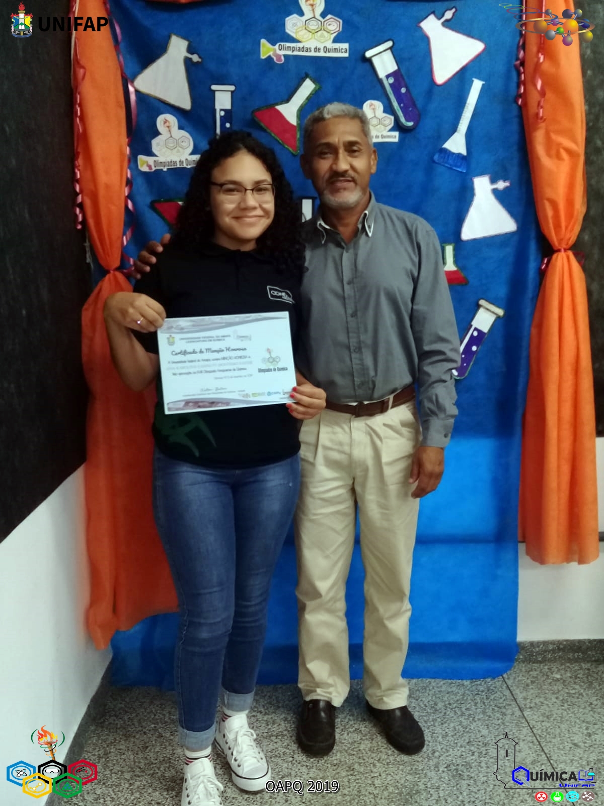 2019 - CERIMÔNIA DE PREMIAÇÃO DA XVIII OLIMPÍADA AMAPAENSE DE QUÍMICA