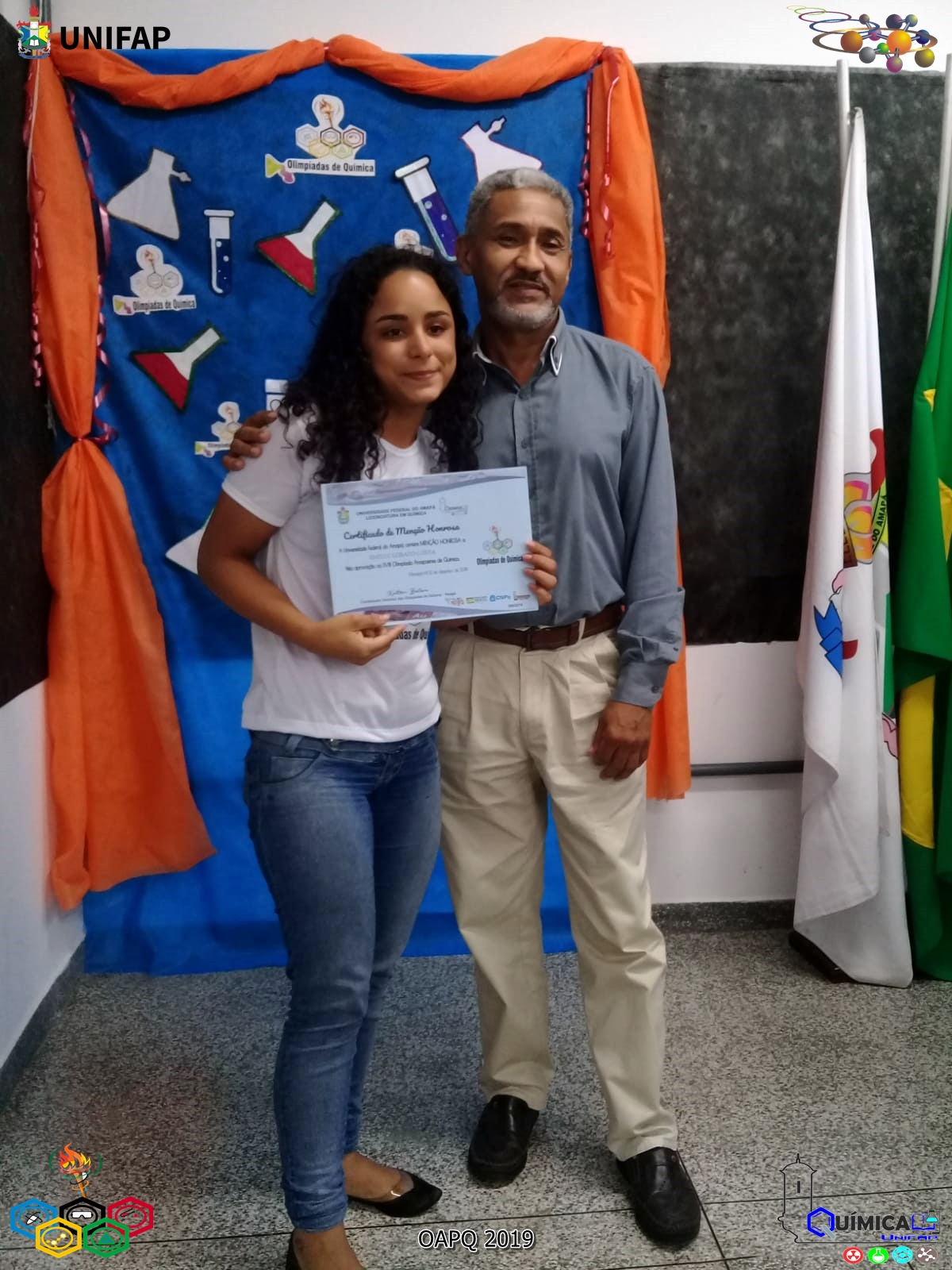 2019 - CERIMÔNIA DE PREMIAÇÃO DA XVIII OLIMPÍADA AMAPAENSE DE QUÍMICA
