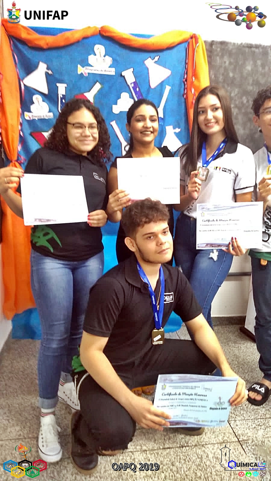 2019 - CERIMÔNIA DE PREMIAÇÃO DA XVIII OLIMPÍADA AMAPAENSE DE QUÍMICA