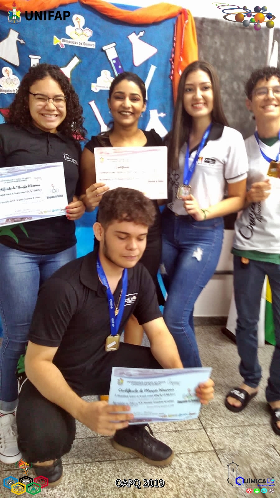 2019 - CERIMÔNIA DE PREMIAÇÃO DA XVIII OLIMPÍADA AMAPAENSE DE QUÍMICA