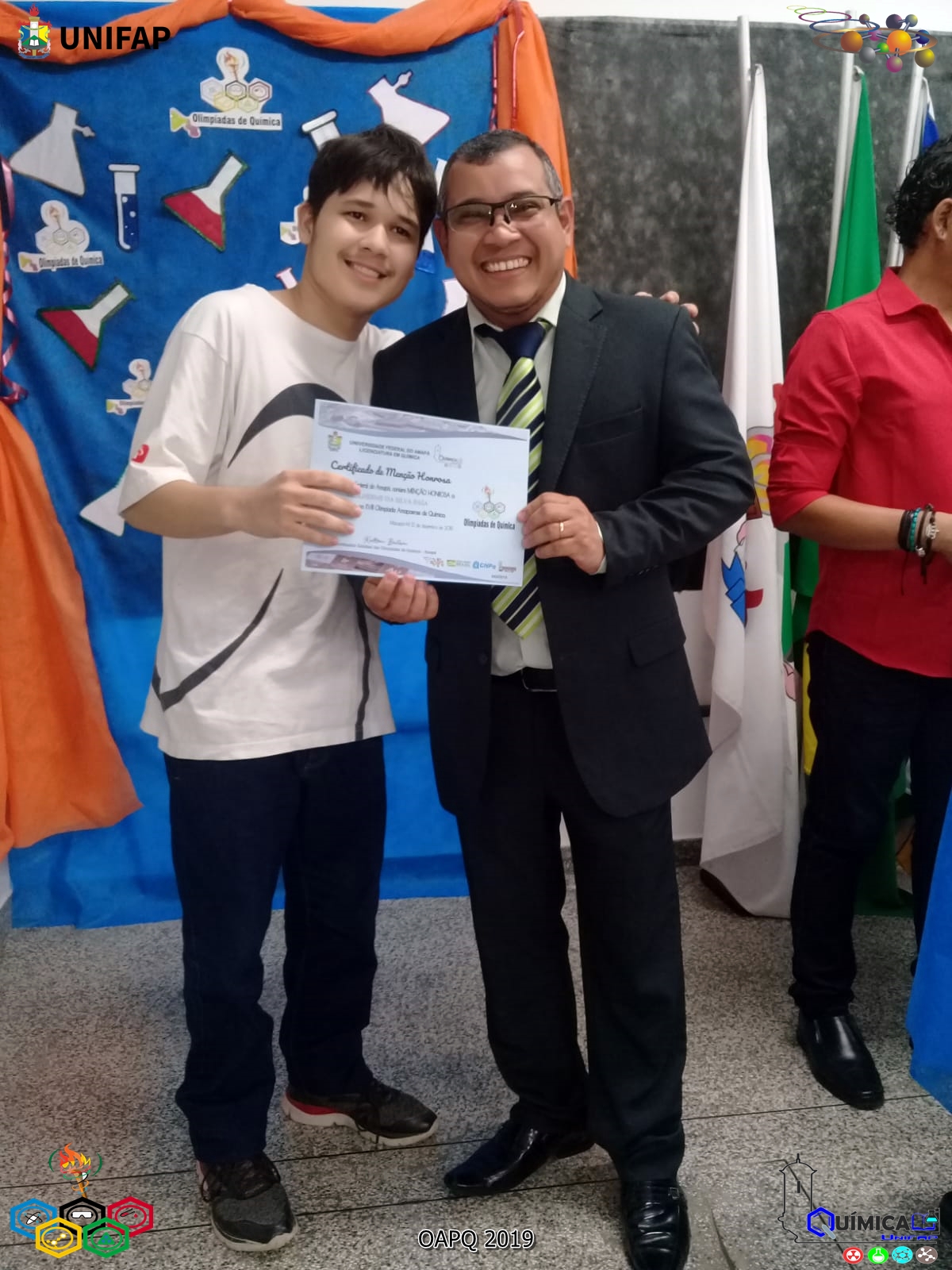 2019 - CERIMÔNIA DE PREMIAÇÃO DA XVIII OLIMPÍADA AMAPAENSE DE QUÍMICA