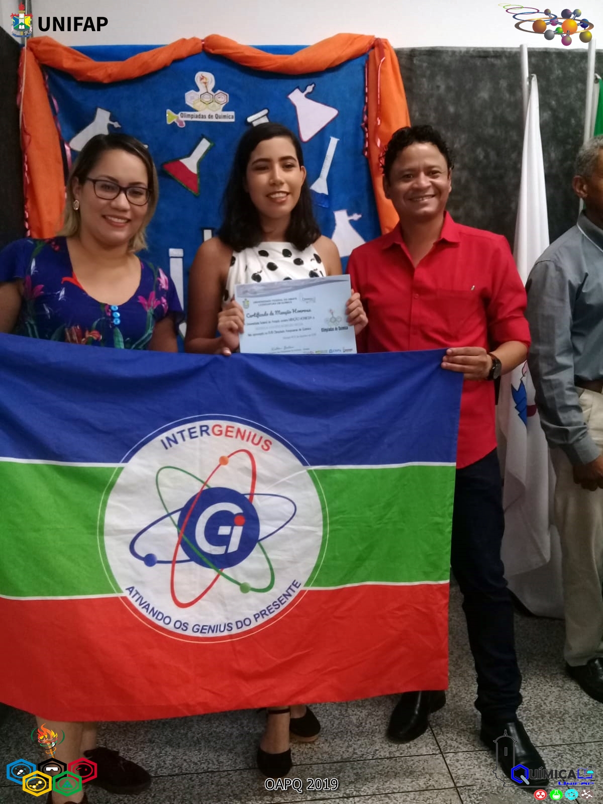 2019 - CERIMÔNIA DE PREMIAÇÃO DA XVIII OLIMPÍADA AMAPAENSE DE QUÍMICA