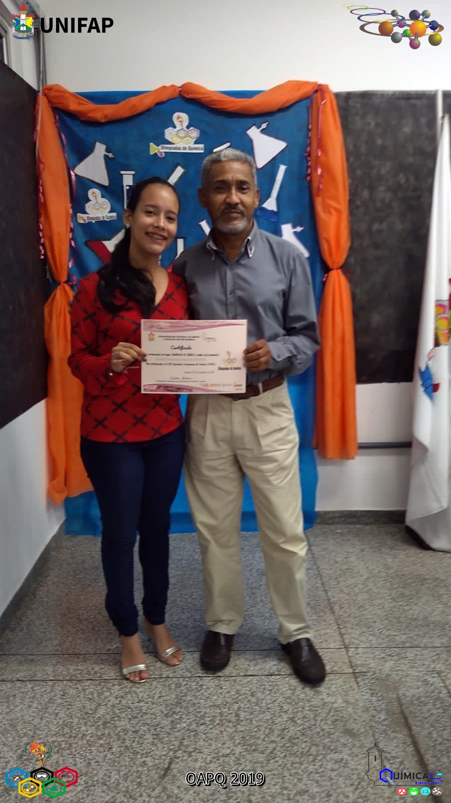 2019 - CERIMÔNIA DE PREMIAÇÃO DA XVIII OLIMPÍADA AMAPAENSE DE QUÍMICA