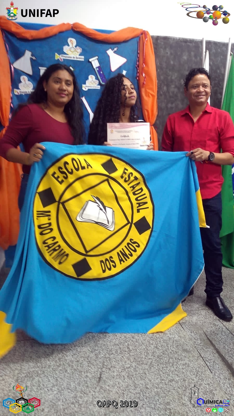 2019 - CERIMÔNIA DE PREMIAÇÃO DA XVIII OLIMPÍADA AMAPAENSE DE QUÍMICA
