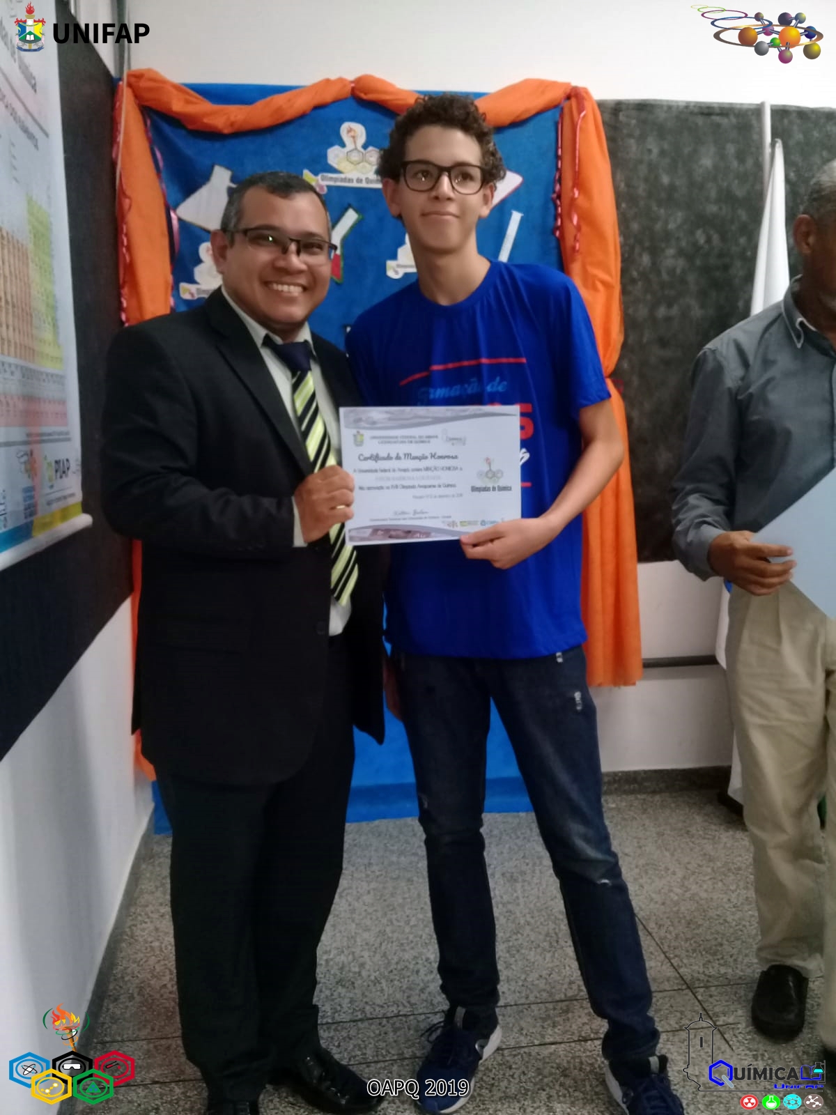 2019 - CERIMÔNIA DE PREMIAÇÃO DA XVIII OLIMPÍADA AMAPAENSE DE QUÍMICA