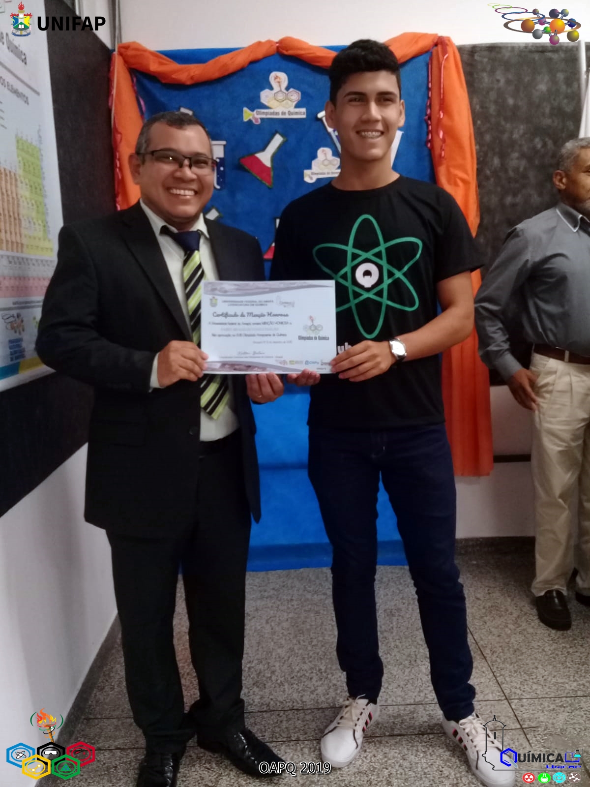 2019 - CERIMÔNIA DE PREMIAÇÃO DA XVIII OLIMPÍADA AMAPAENSE DE QUÍMICA