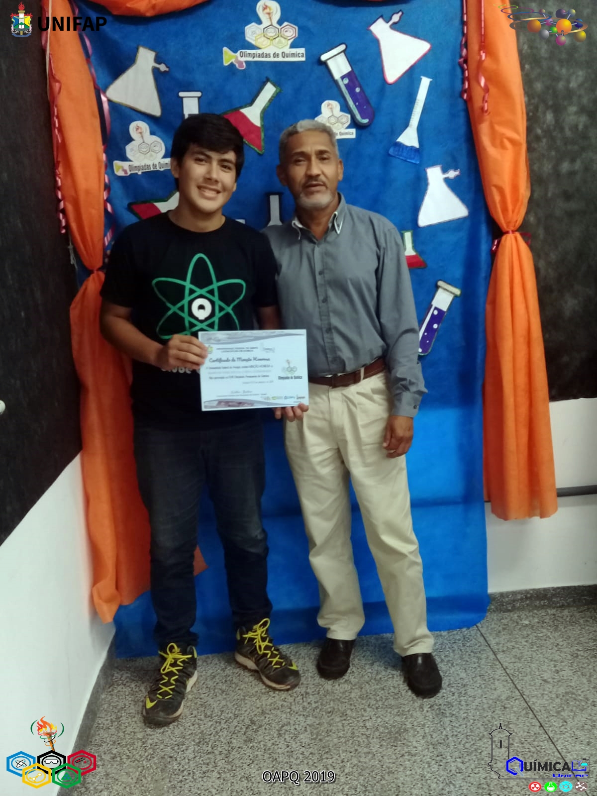2019 - CERIMÔNIA DE PREMIAÇÃO DA XVIII OLIMPÍADA AMAPAENSE DE QUÍMICA