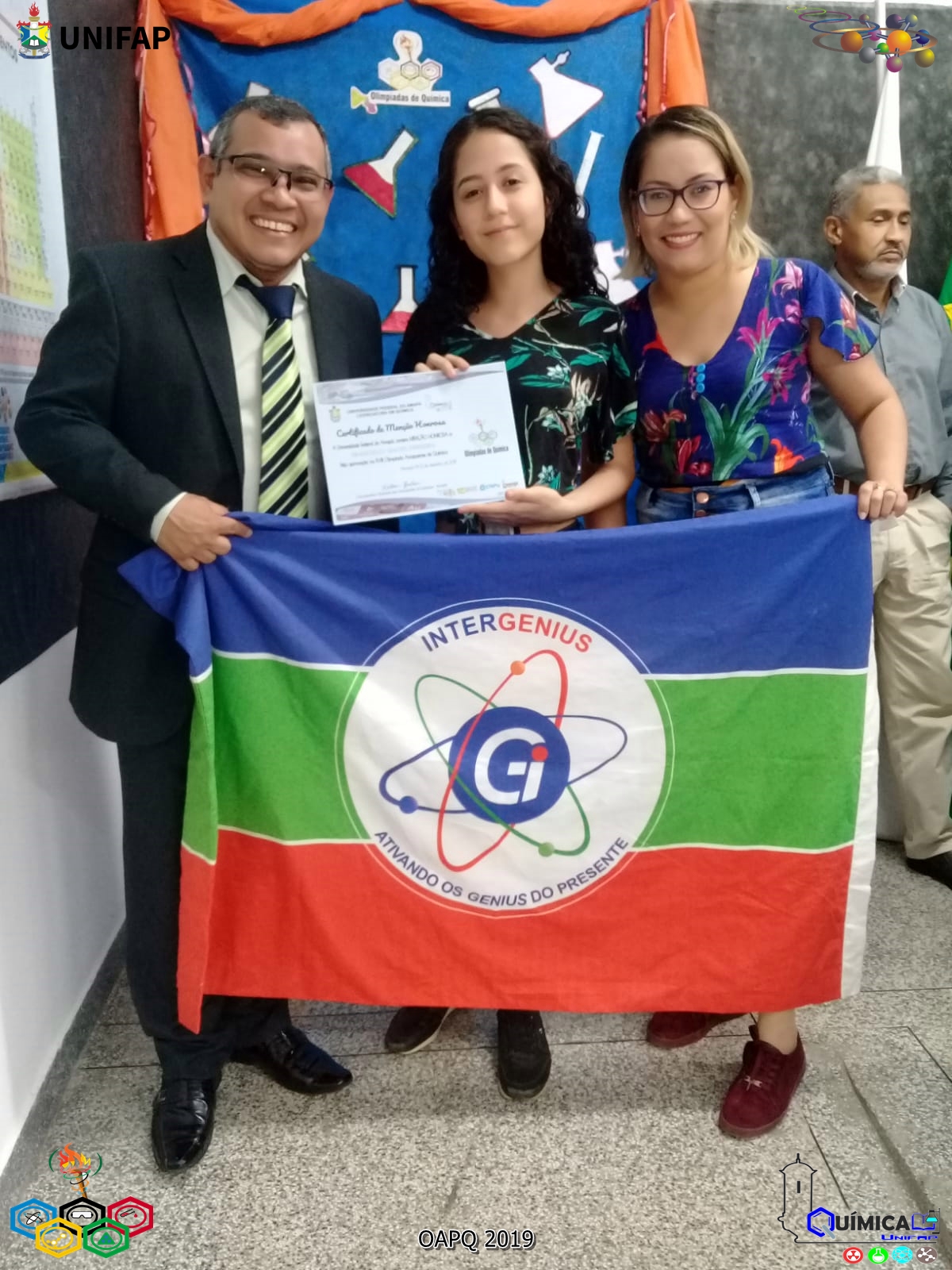 2019 - CERIMÔNIA DE PREMIAÇÃO DA XVIII OLIMPÍADA AMAPAENSE DE QUÍMICA