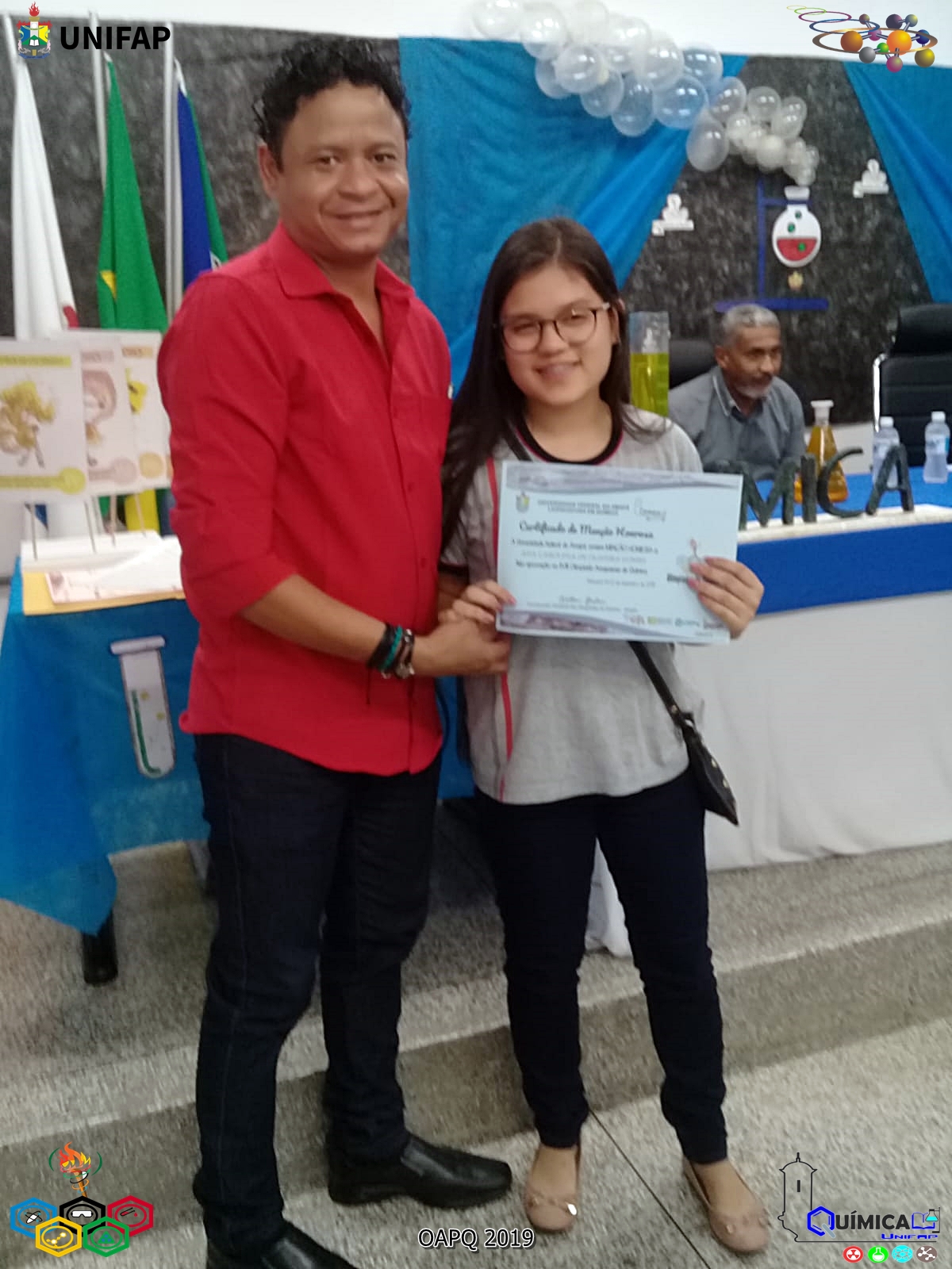 2019 - CERIMÔNIA DE PREMIAÇÃO DA XVIII OLIMPÍADA AMAPAENSE DE QUÍMICA