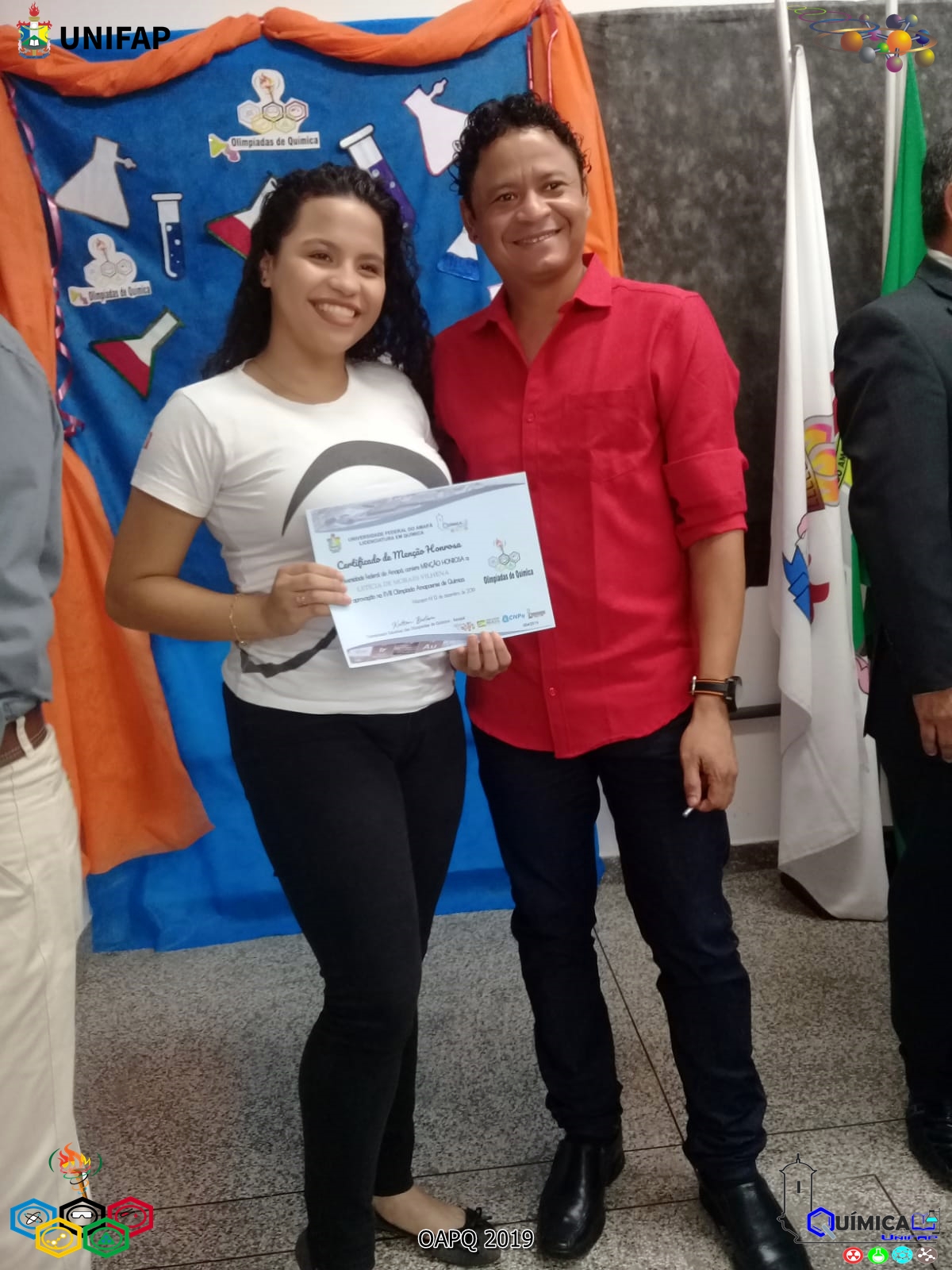 2019 - CERIMÔNIA DE PREMIAÇÃO DA XVIII OLIMPÍADA AMAPAENSE DE QUÍMICA