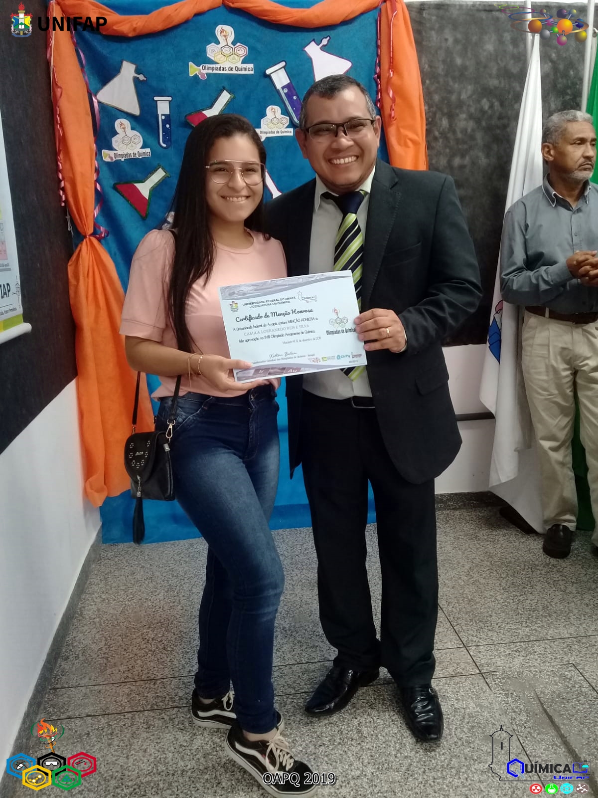 2019 - CERIMÔNIA DE PREMIAÇÃO DA XVIII OLIMPÍADA AMAPAENSE DE QUÍMICA