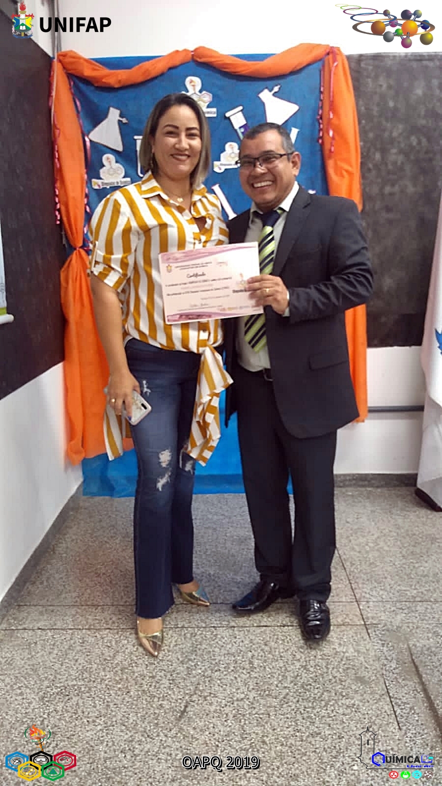 2019 - CERIMÔNIA DE PREMIAÇÃO DA XVIII OLIMPÍADA AMAPAENSE DE QUÍMICA