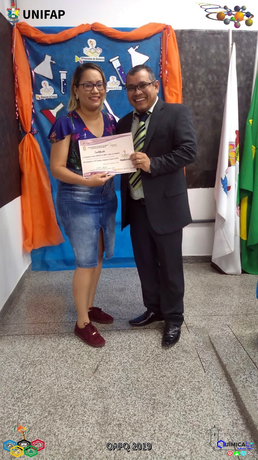 2019 - CERIMÔNIA DE PREMIAÇÃO DA XVIII OLIMPÍADA AMAPAENSE DE QUÍMICA