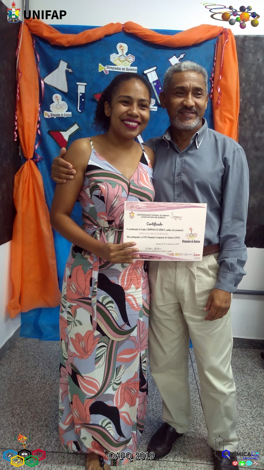 2019 - CERIMÔNIA DE PREMIAÇÃO DA XVIII OLIMPÍADA AMAPAENSE DE QUÍMICA