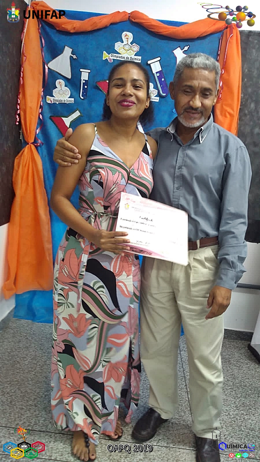 2019 - CERIMÔNIA DE PREMIAÇÃO DA XVIII OLIMPÍADA AMAPAENSE DE QUÍMICA