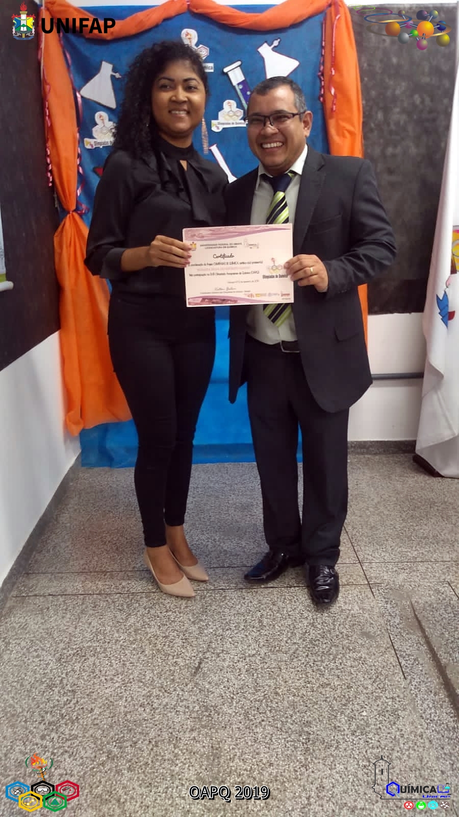 2019 - CERIMÔNIA DE PREMIAÇÃO DA XVIII OLIMPÍADA AMAPAENSE DE QUÍMICA