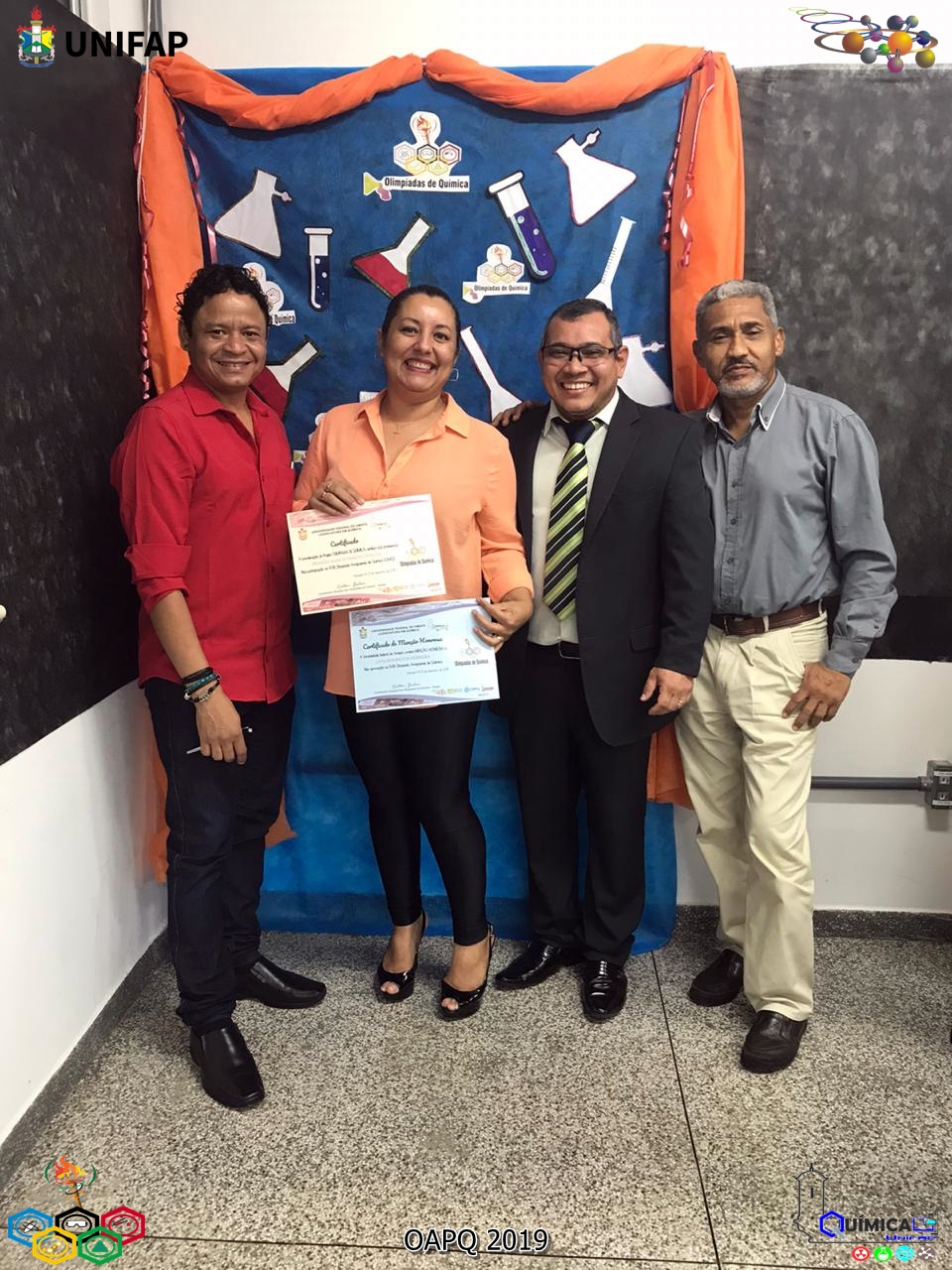 2019 - CERIMÔNIA DE PREMIAÇÃO DA XVIII OLIMPÍADA AMAPAENSE DE QUÍMICA