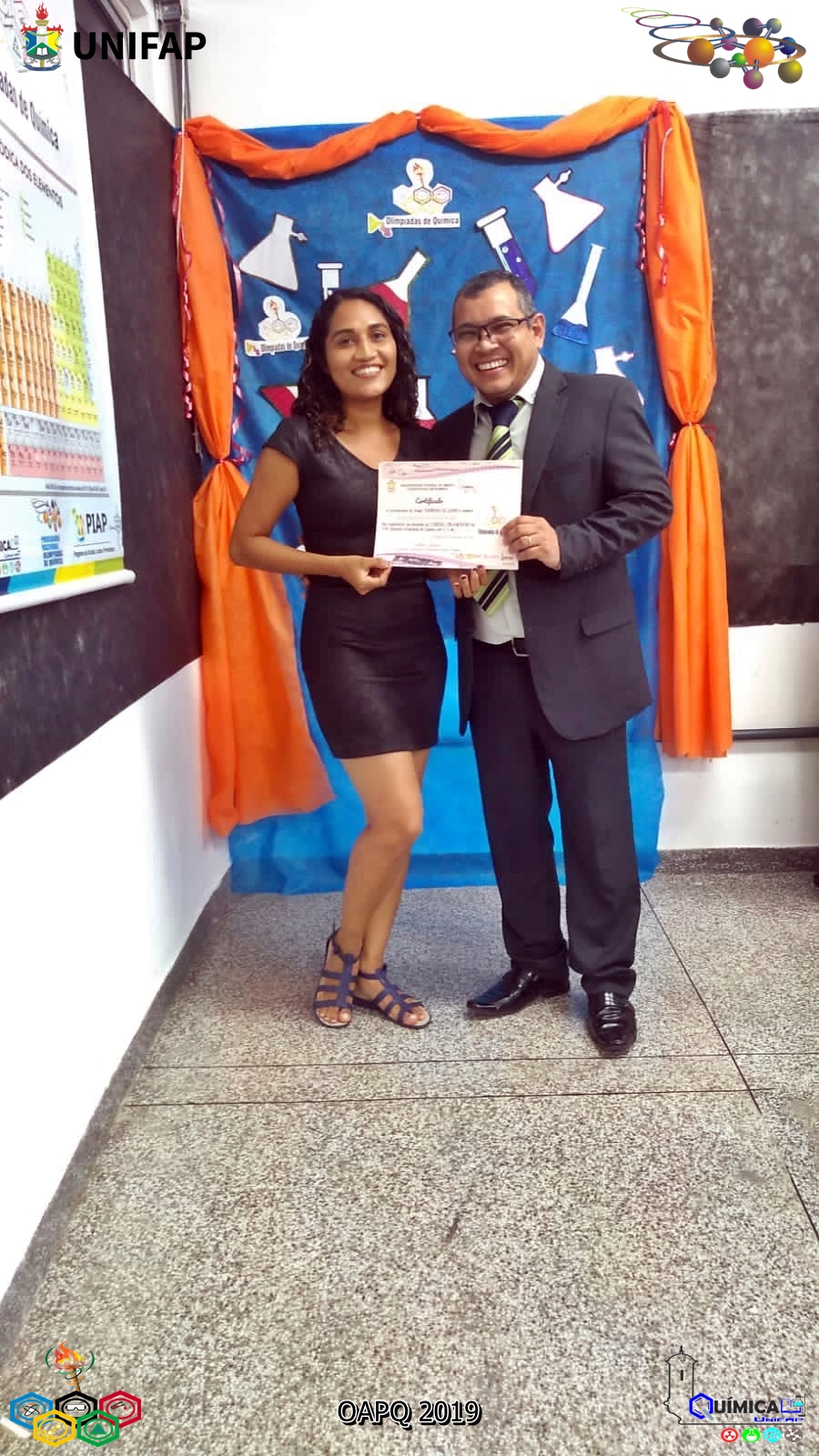 2019 - CERIMÔNIA DE PREMIAÇÃO DA XVIII OLIMPÍADA AMAPAENSE DE QUÍMICA