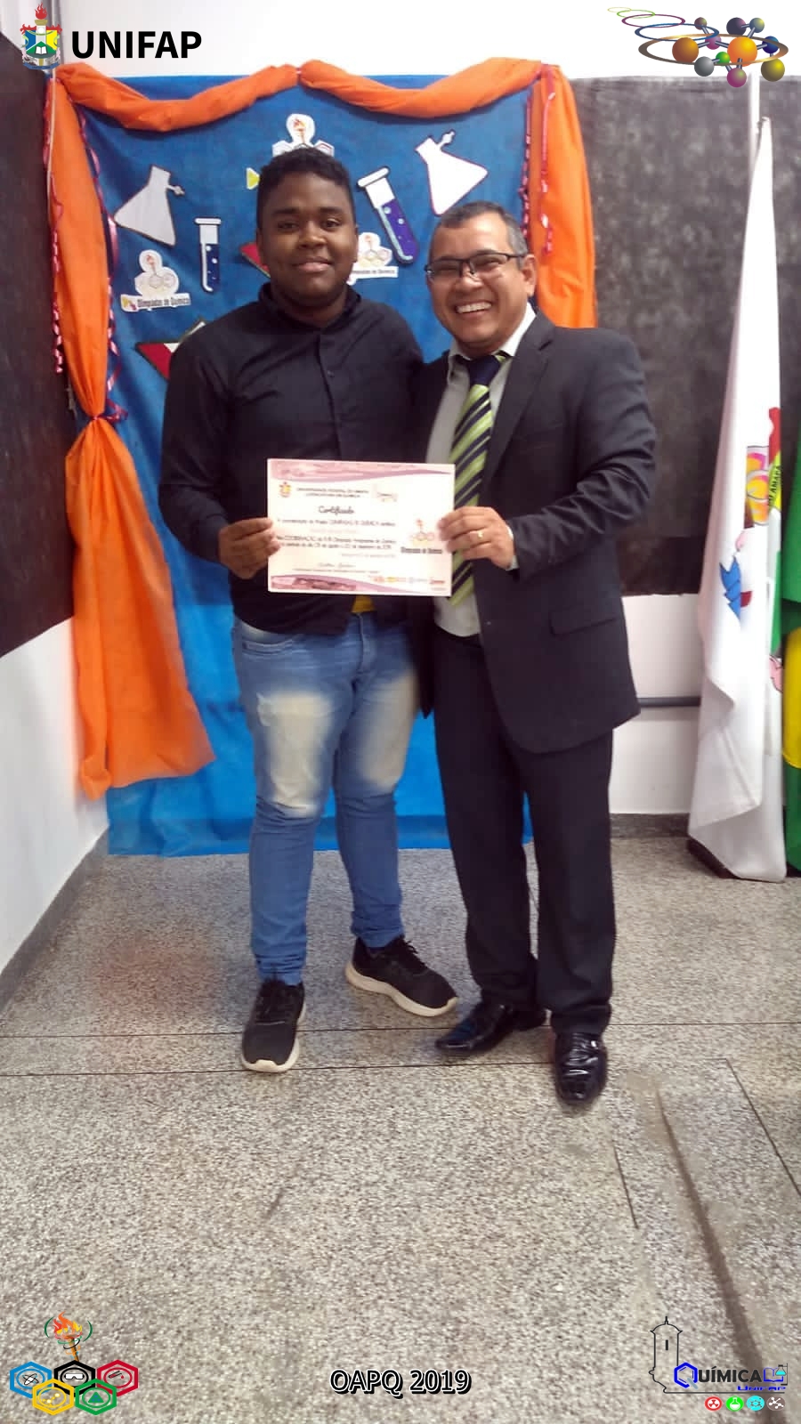 2019 - CERIMÔNIA DE PREMIAÇÃO DA XVIII OLIMPÍADA AMAPAENSE DE QUÍMICA