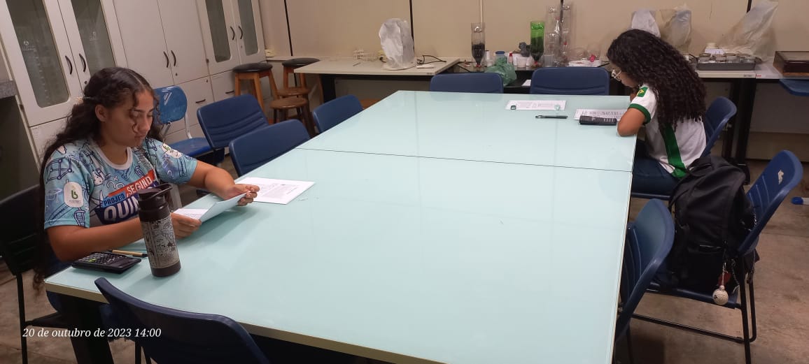 Prova da 2a Fase da Olimpíada Paraense de Química