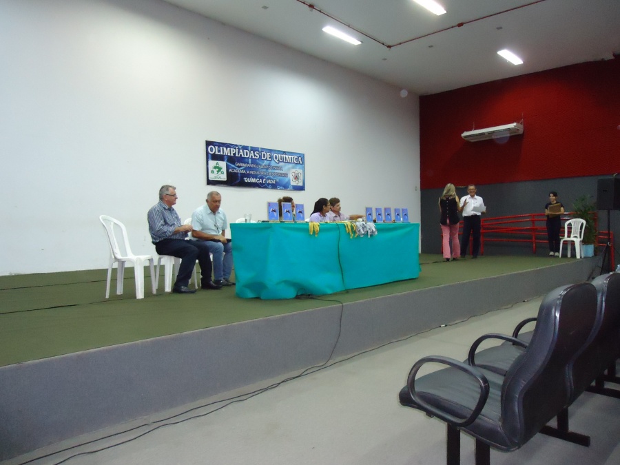 Premiação - X OMQ - 04/12/2015 - Auditório do Centro Cultural da UFMT