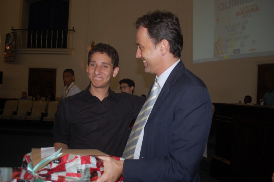 Entrega das medalhas da Olimpíada Paraibana de Química 2013