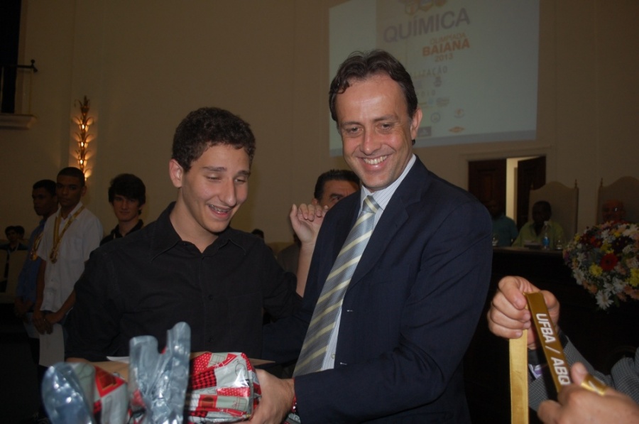 Entrega das medalhas da Olimpíada Paraibana de Química 2013