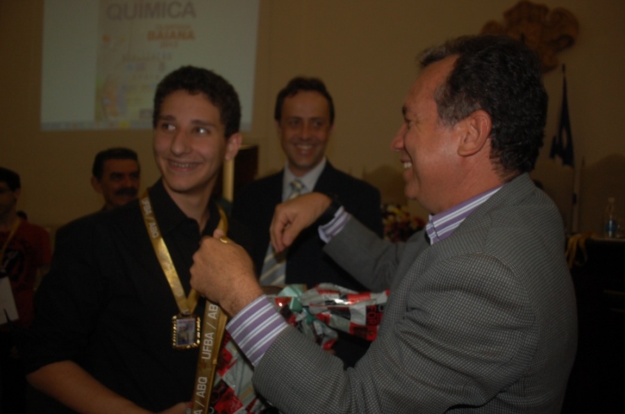 Entrega das medalhas da Olimpíada Paraibana de Química 2013