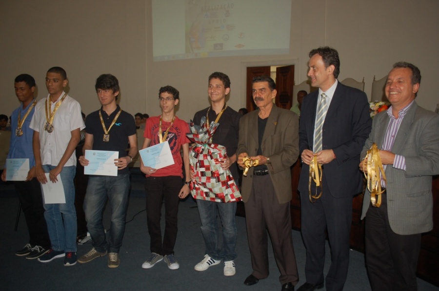 Entrega das medalhas da Olimpíada Paraibana de Química 2013