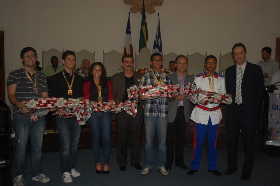 Entrega das medalhas da Olimpíada Paraibana de Química 2013