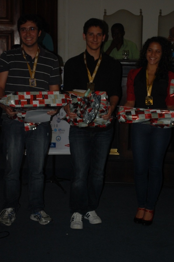 Entrega das medalhas da Olimpíada Paraibana de Química 2013