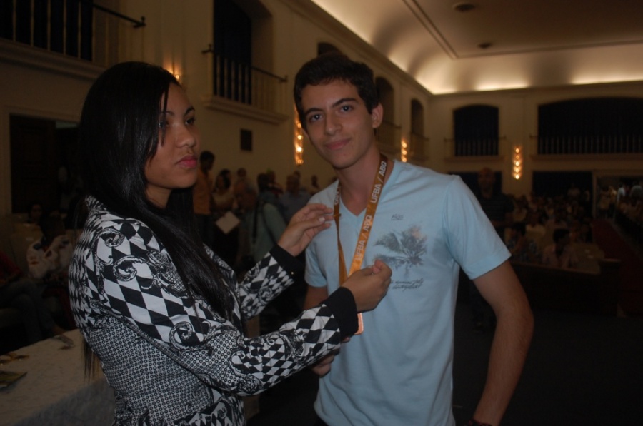 Entrega das medalhas da Olimpíada Paraibana de Química 2013