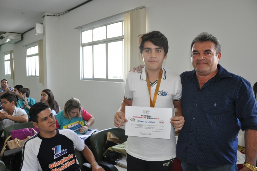 Premiação da Olimpíada Paraibana de Química 2015