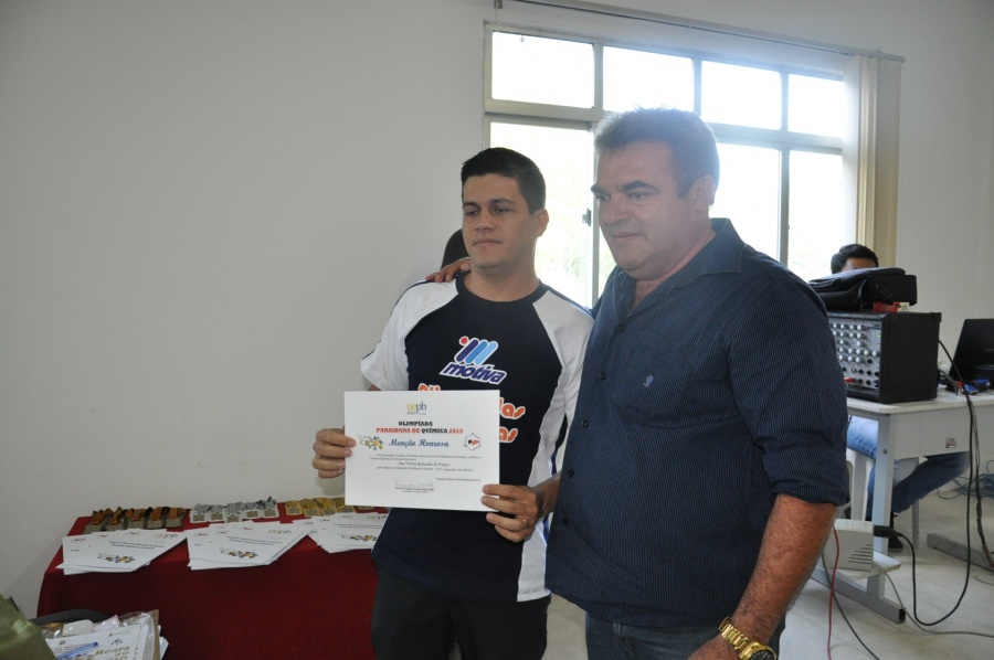 Premiação da Olimpíada Paraibana de Química 2015
