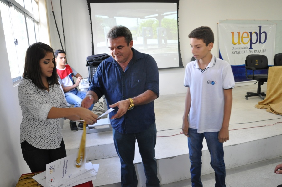 Premiação da Olimpíada Paraibana de Química 2015