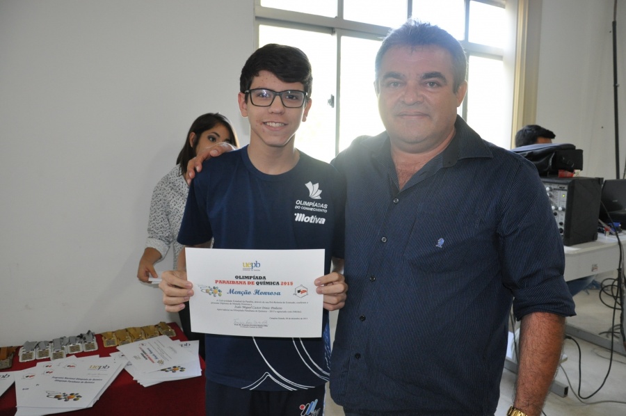 Premiação da Olimpíada Paraibana de Química 2015