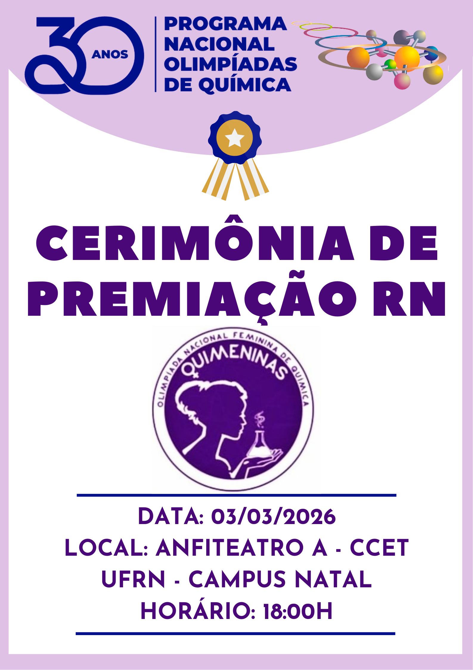 Medalhistas QUIMENINAS 2025