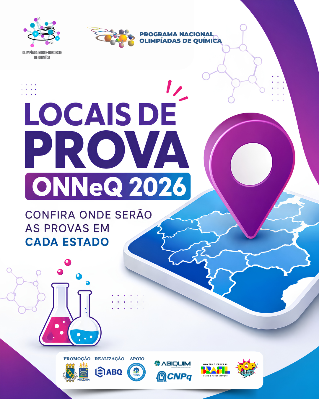Informativo – Locais de Aplicação da ONNeQ 2026