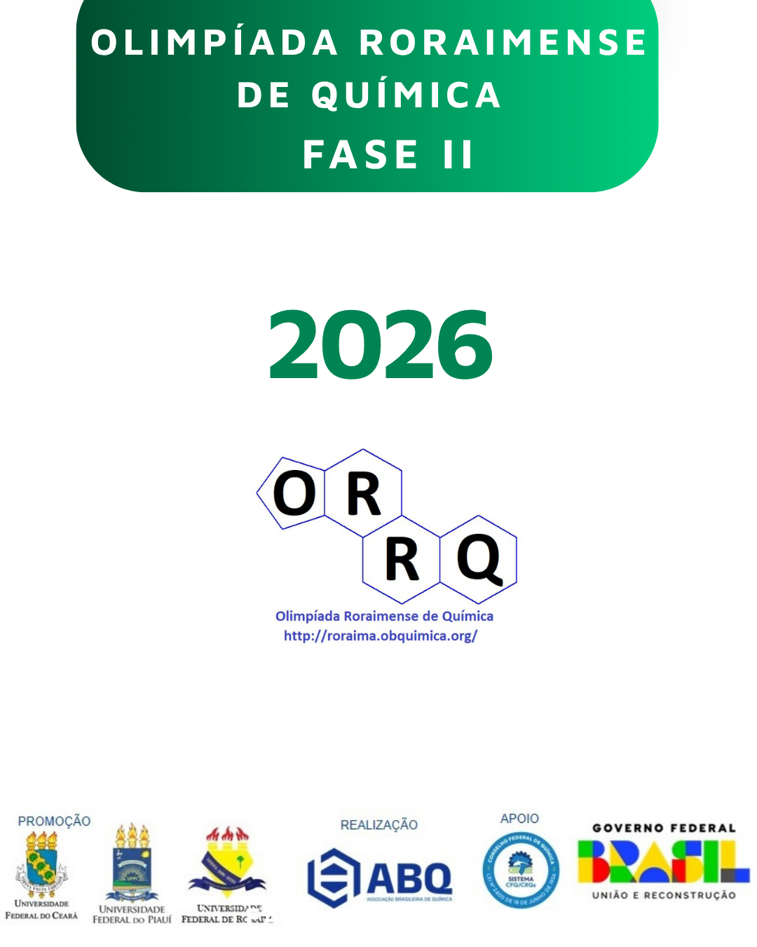 LOCAIS DE APLICAÇÃO DE PROVA DA ORRQ 2026 - FASE II  UFRR